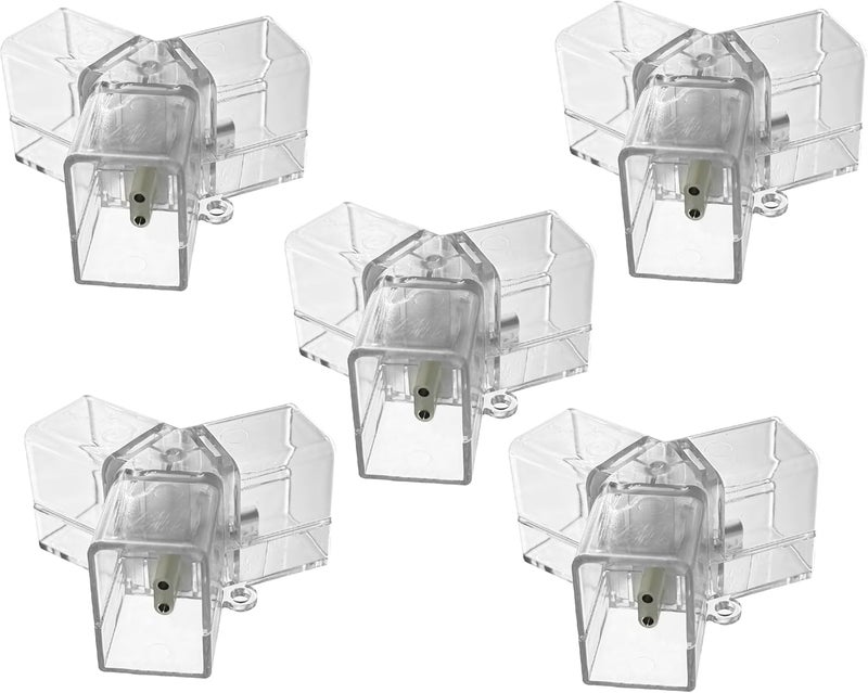 cezelux 5 Pack Hexagon Garage Light Connectors 120° Y-Connector 2 Pin 3 Way LED Garage Light Copper Pin DIY Hexagon Accessories Replacement/Spare for Honeycomb Lighting Systems(5 Pack Y Connector) - Image 1